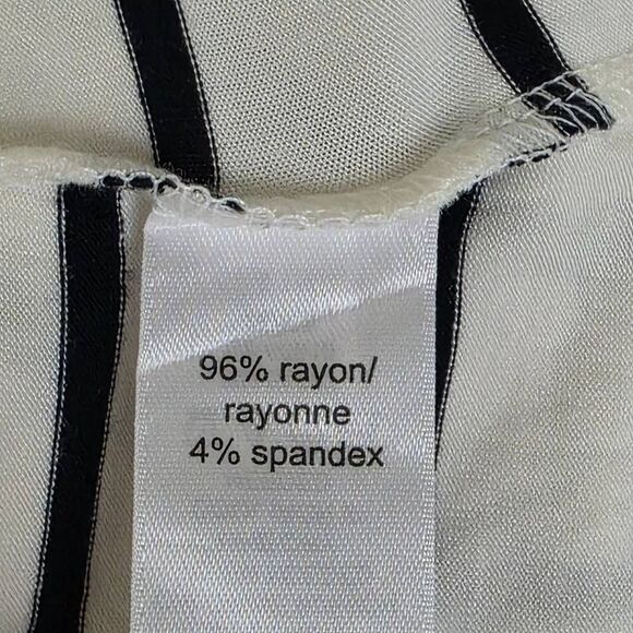 Maurices 24/7 Small Mustard Gray Stripe Tunic Top Women’s S - Picture 5 of 6